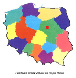 Położenie Gminy Załusk